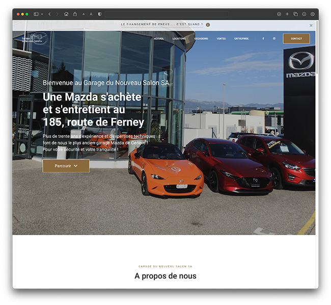 Image page d'accueil Garage du Nouveau Salon